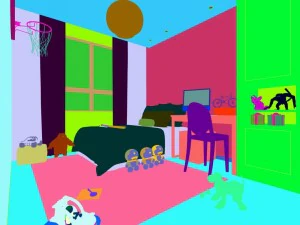 stylish bedroom complete 200 3D Model