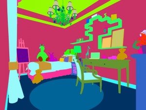 stylish bedroom complete 202 3D Model