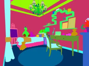 stylish bedroom complete 202 3D Model