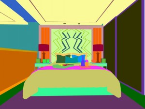 stylish bedroom complete 203 Modelo 3D