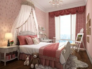 quarto elegante completo 204 Modelo 3D