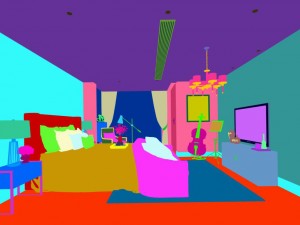 stylish bedroom complete 205 3D Модель