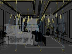 stylish bedroom complete 205 3D Модель