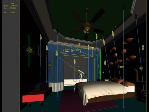 stylish bedroom complete 216 3D-Modell