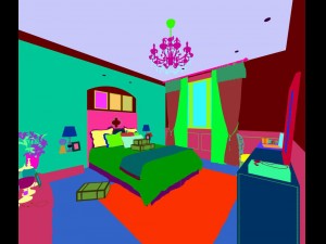 stylish bedroom complete 218 3D 모델