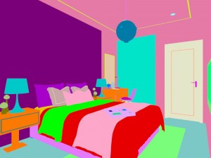 stylish bedroom complete03 3D मॉडल