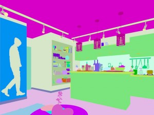 stylish master bedroom design 02 Model 3D