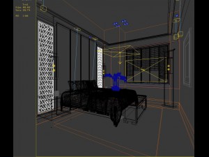 stylish master bedroom design 03 3D Модель