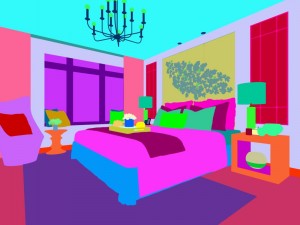 stylish master bedroom design 04 3D Model