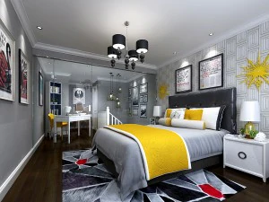 şık ana yatak odası tasarımı 09 3D Model