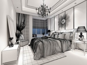 stylish master bedroom design 12 3Dモデル