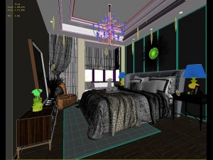 stylish master bedroom design 12 3Dモデル