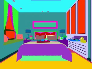 stylish master bedroom design 13 3D Model