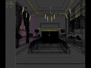 stylish master bedroom design 13 3D Model