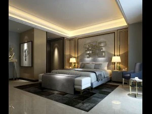 stylish master bedroom design 14 3D Model