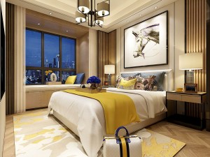 stylish master bedroom design 16 3D Model