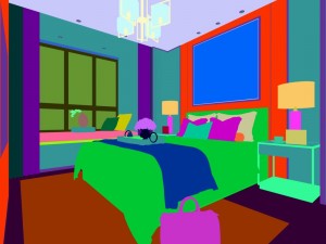 stylish master bedroom design 16 3D Model