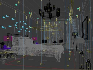 stylish master bedroom design 18 3D Model