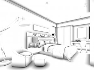 stylish master bedroom design 21 3Dモデル