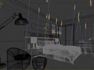 stylish master bedroom design 21 3Dモデル