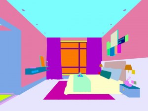 stylish master bedroom design 22 Model 3D