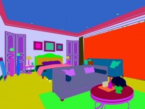 stylish master bedroom design 23 3D Model