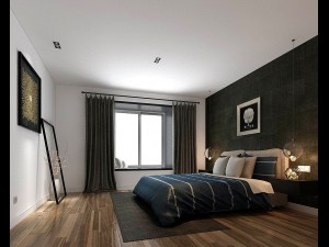 stylish master bedroom design 24 3D Model