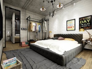 stylish master bedroom design 25 3D-Modell