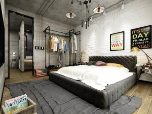 design elegante della camera da letto principale 25 Modello 3D