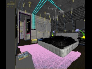 stylish master bedroom design 25 3D Model