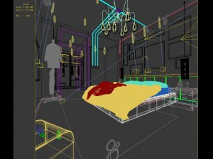 stylish master bedroom design 26 3D Model