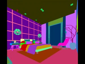 stylish master bedroom design 28 3D Model