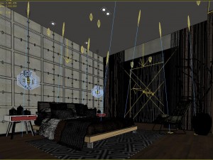 stylish master bedroom design 28 Modello 3D