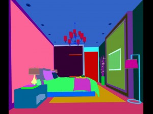 stylish master bedroom design 29 3D Model