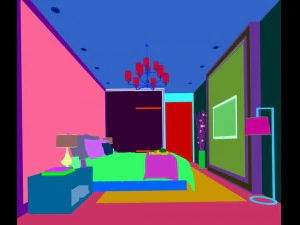 stylish master bedroom design 29 3D Model
