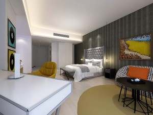 stylish master bedroom design 30 3D 模型