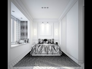 stylish master bedroom design 31 Modelo 3D