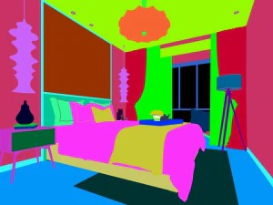 stylish master bedroom design 33 3D Model