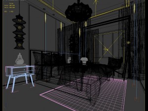 stylish master bedroom design 33 Model 3D