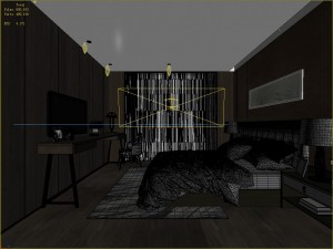 stylish master bedroom design 34 Model 3D