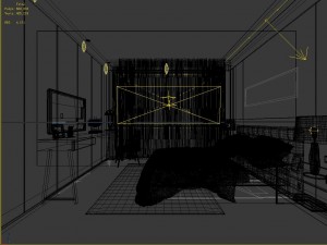 stylish master bedroom design 34 Model 3D