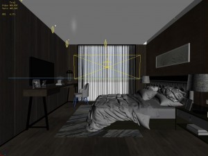 stylish master bedroom design 34 Model 3D