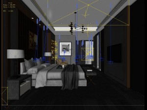 stylish master bedroom design 35 3D Model