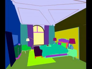 stylish master bedroom design 36 3D Model