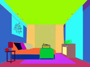 stylish master bedroom design 38 3D Model