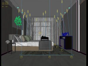 stylish master bedroom design 38 3D Model