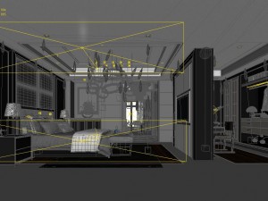 stylish master bedroom design 40 3D Model