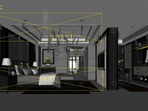 stylish master bedroom design 40 3D Model