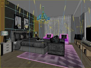 stylish master bedroom design 41 3D 모델