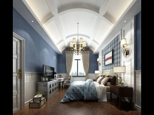 stylish master bedroom design 43 3D Model